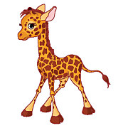 Detský obraz so žirafou zs5357